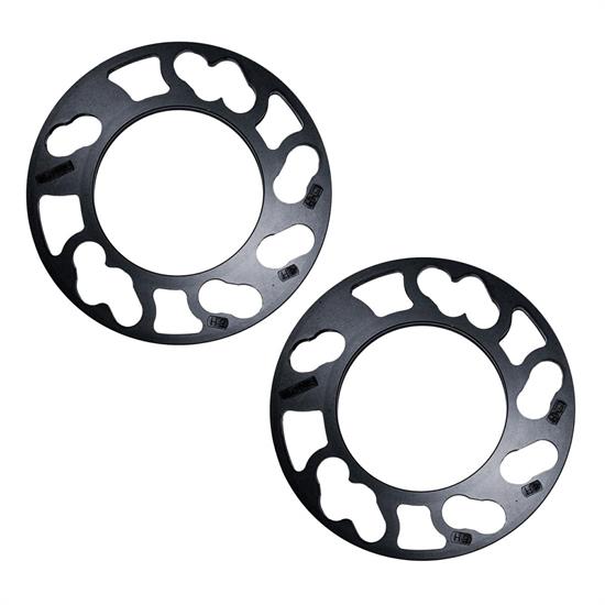 2 wheel spacers aluminium 5 mm 5/100/112 4/10 m14*1,5 hole 74,5