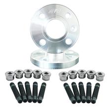 2 wheel spacers aluminium 20mm 4x108 65,1 with bolts+flat nuts
