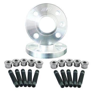 2 wheel spacers 20mm 4x108 65,1 with bolts+flat nuts