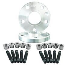 2 wheel spacers aluminium 16mm 5x108 65,1 with bolts+flat nuts
