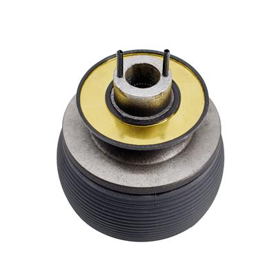 Hub collapsible with airbag