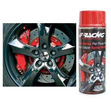 Brake caliper and engine spray paint red