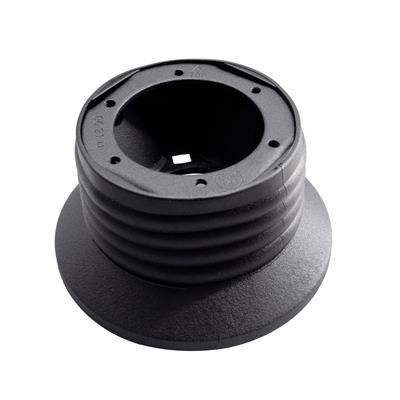 Hub collapsible with airbag