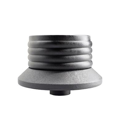 Hub collapsible with airbag
