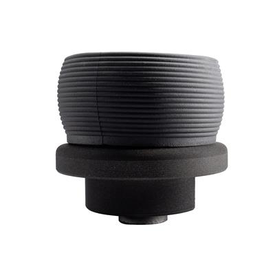 Hub collapsible with airbag
