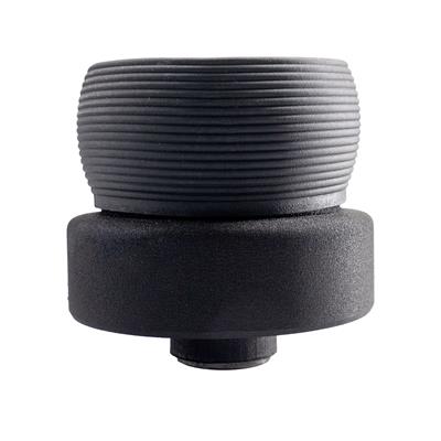 Hub collapsible with airbag