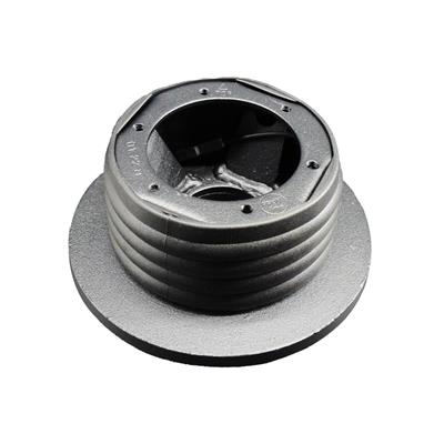 Hub collapsible with airbag