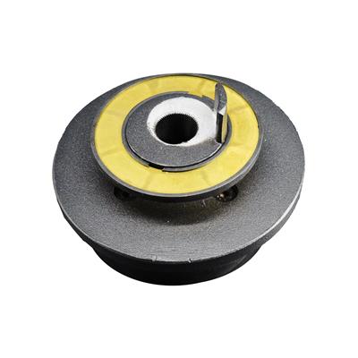Hub collapsible with airbag