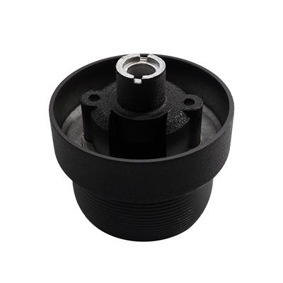Hub collapsible with airbag