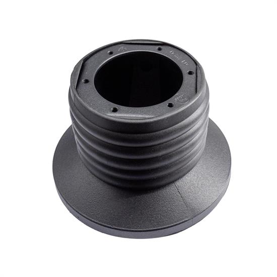 Hub collapsible with airbag