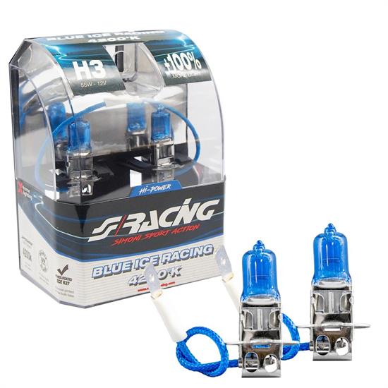 H3 Blue Ice Racing halogen