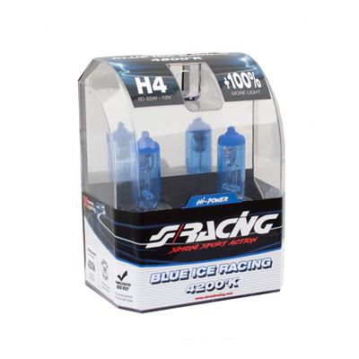 H4 Blue Ice Racing halogen bulbs