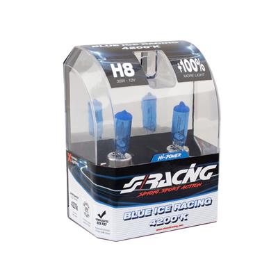 Lampadine alogene H8 Blue Ice Racing