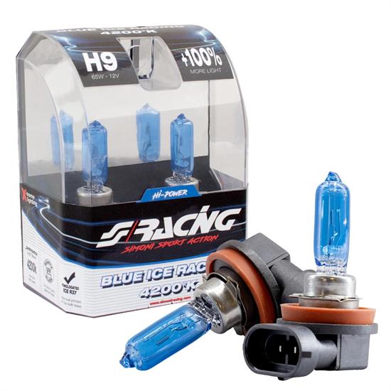 H9 Blue Ice Racing halogen bulbs