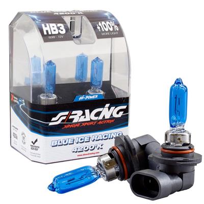 HB3 9005 Blue Ice Racing halogen bulbs