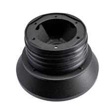 Hub collapsible with airbag