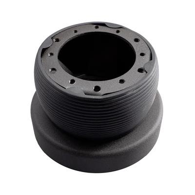 Hub collapsible with airbag