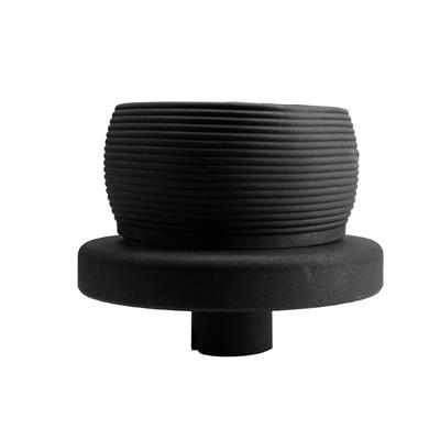 Hub collapsible with airbag