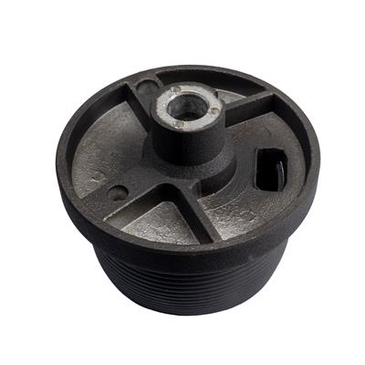Hub collapsible with airbag
