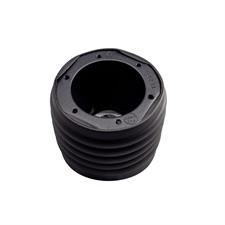 Hub collapsible with airbag