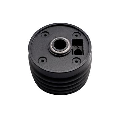 Hub collapsible with airbag