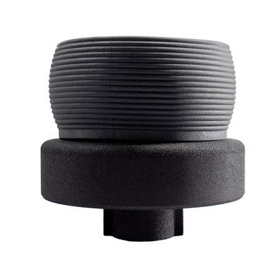 Hub collapsible with airbag