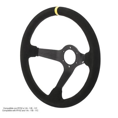 Volante sportivo a calice Carrera 35 - in camoscio