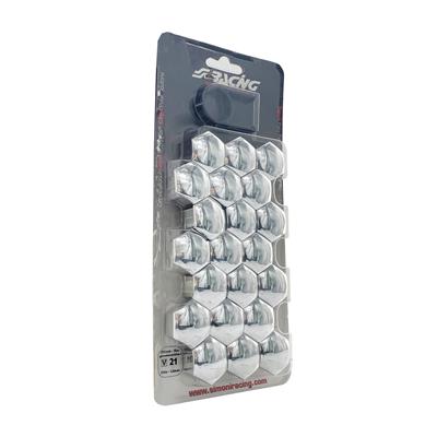 Bolt covers key 19 mm Chrome