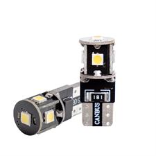 T10 W5W canbus no polarity 5 led bulbs