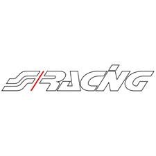 Sticker white prespaced 100x23 mm
