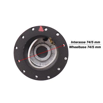 Mozzo non collassabile no airbag doppia foratura