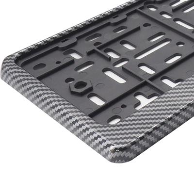 Plate holder rear carbon look