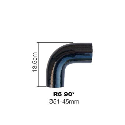 Curva ridotta 90°Manitor 51/45mm
