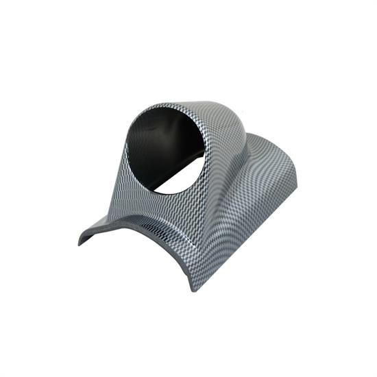 Gauge holders vertical 1 hole carbon look