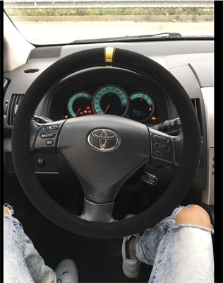 Steering wheel cover Carrera Look