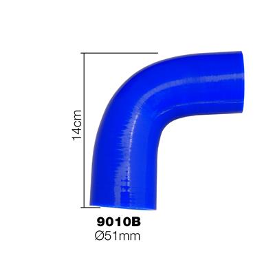 Curva 90°blu Manitor id.51mm
