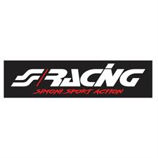 Adesivo official logo Simoni Racing 30x7,5cm