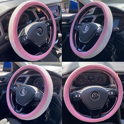 Steering wheel cover Pink Diamonds