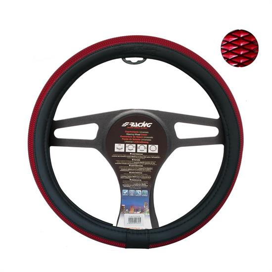 Steering wheel cover Trap red