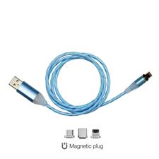 Charger blue led cable