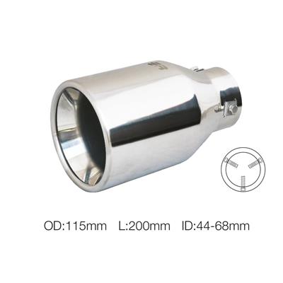 Terminale rotondo acciaio inox