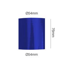 Long blue straight joint sleeve Manitor l.76mm id.54mm