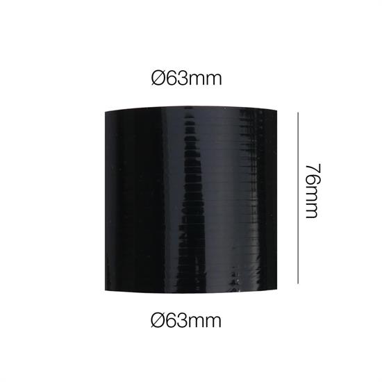 Long straight joint sleeve Manitor l.76mm id.63mm