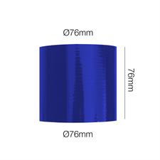 Long blue straight joint sleeve Manitor l.76mm id.76mm