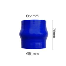 One hump blue hose Manitor l.76mm id.51mm