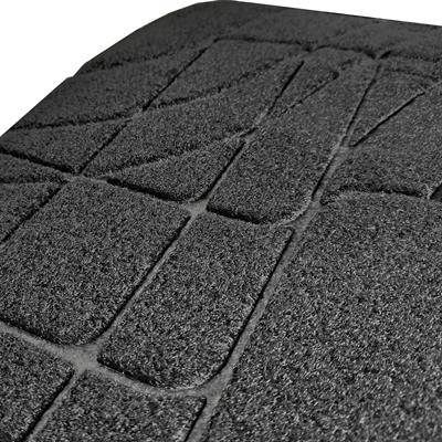 10 Car mats black moquette cuttable