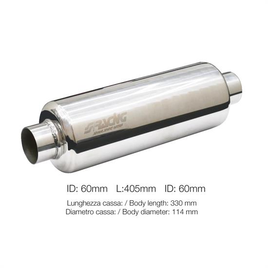Silenziatore universale id 57mm