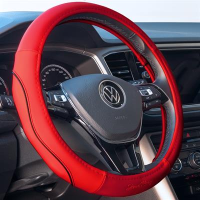 Steering wheel cover Pretty red