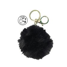 Keychain Fluffy black