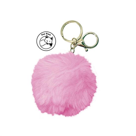 Portachiavi Fluffy rosa